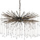 Fen 6 Light 38 inch Cupertino Chandelier Ceiling Light, Large